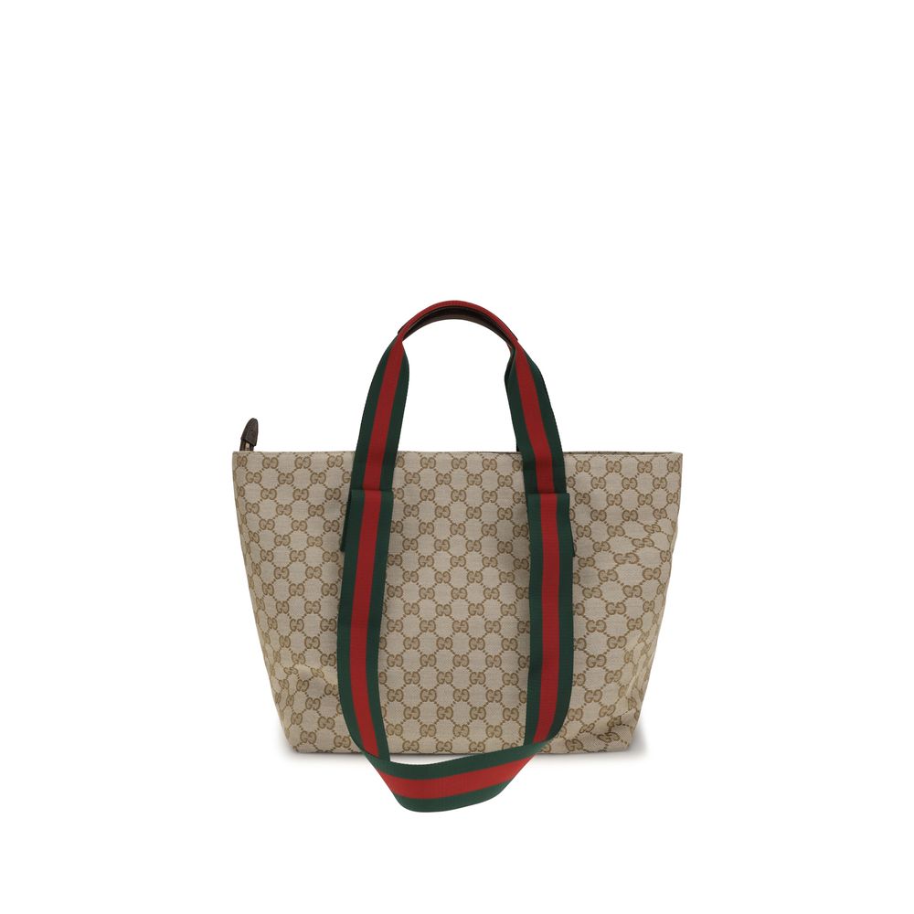 Gucci Beige Polyester Shoulder Men's Bag