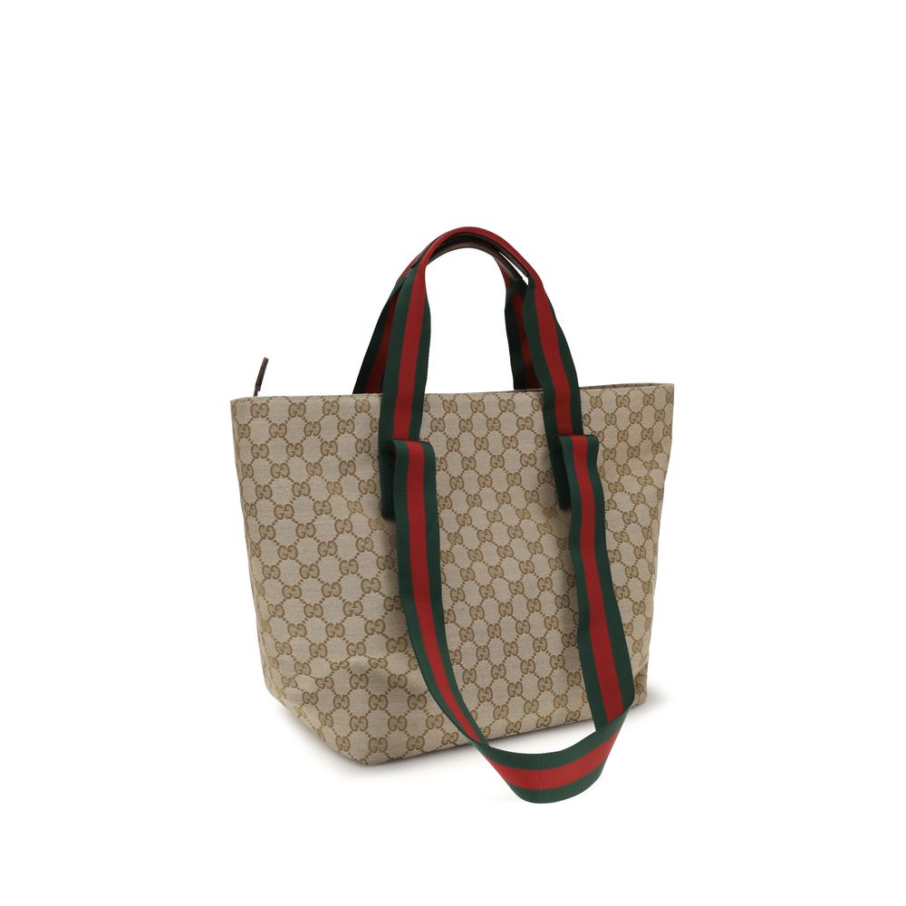 Gucci Beige Polyester Shoulder Men's Bag