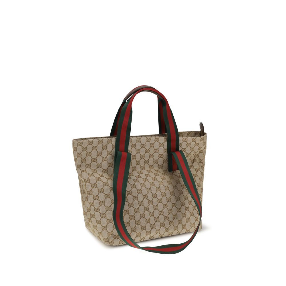 Gucci Beige Polyester Shoulder Men's Bag