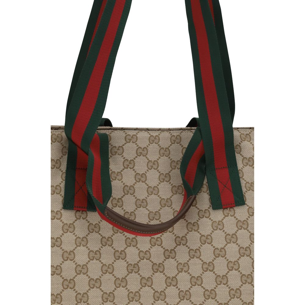 Gucci Beige Polyester Shoulder Men's Bag