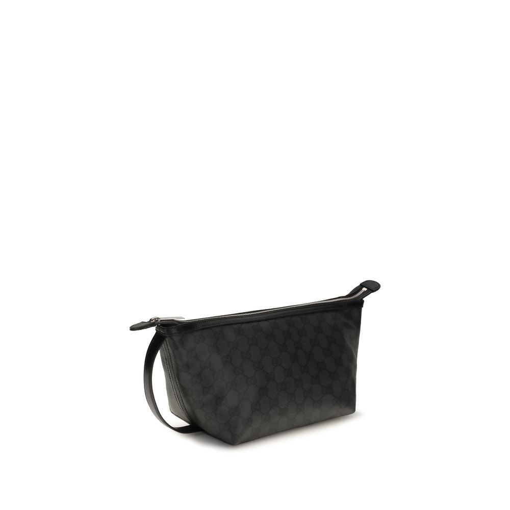 Gucci Black Fabric Clutch Women's Bag