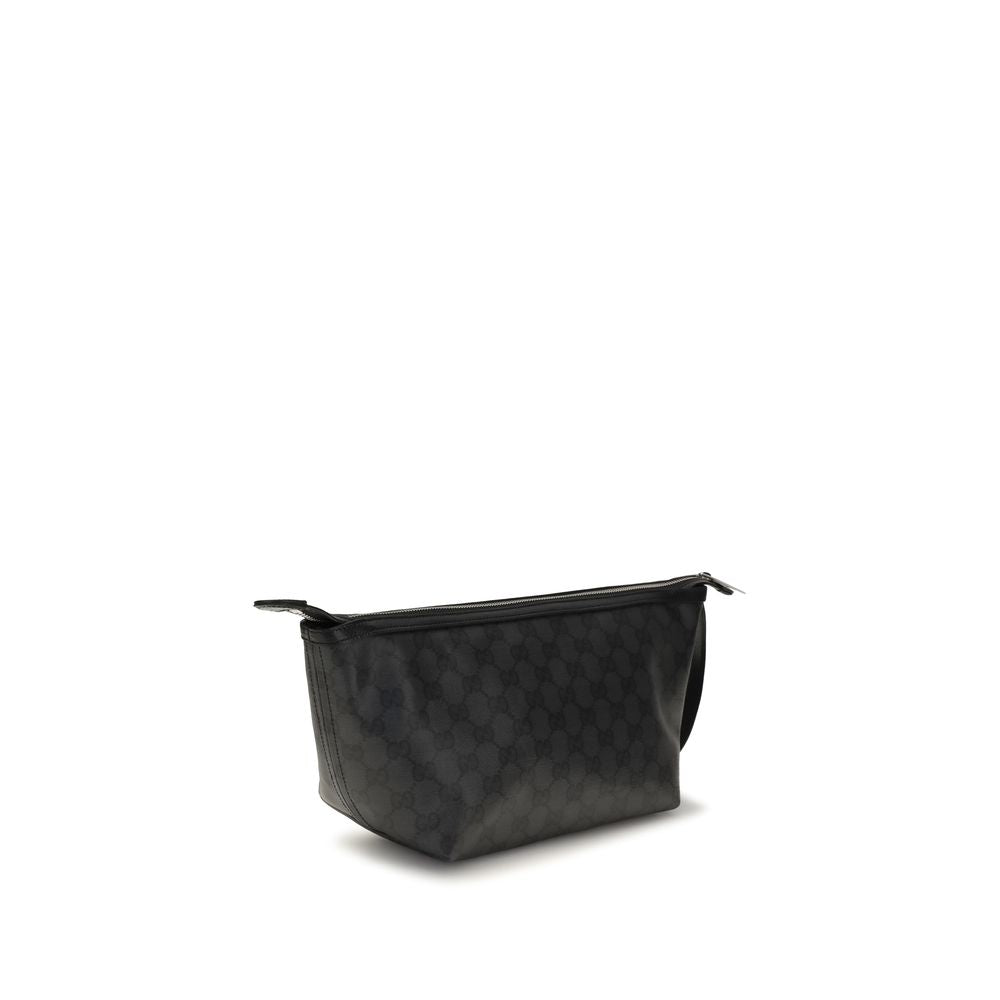 Gucci Black Fabric Clutch Women's Bag