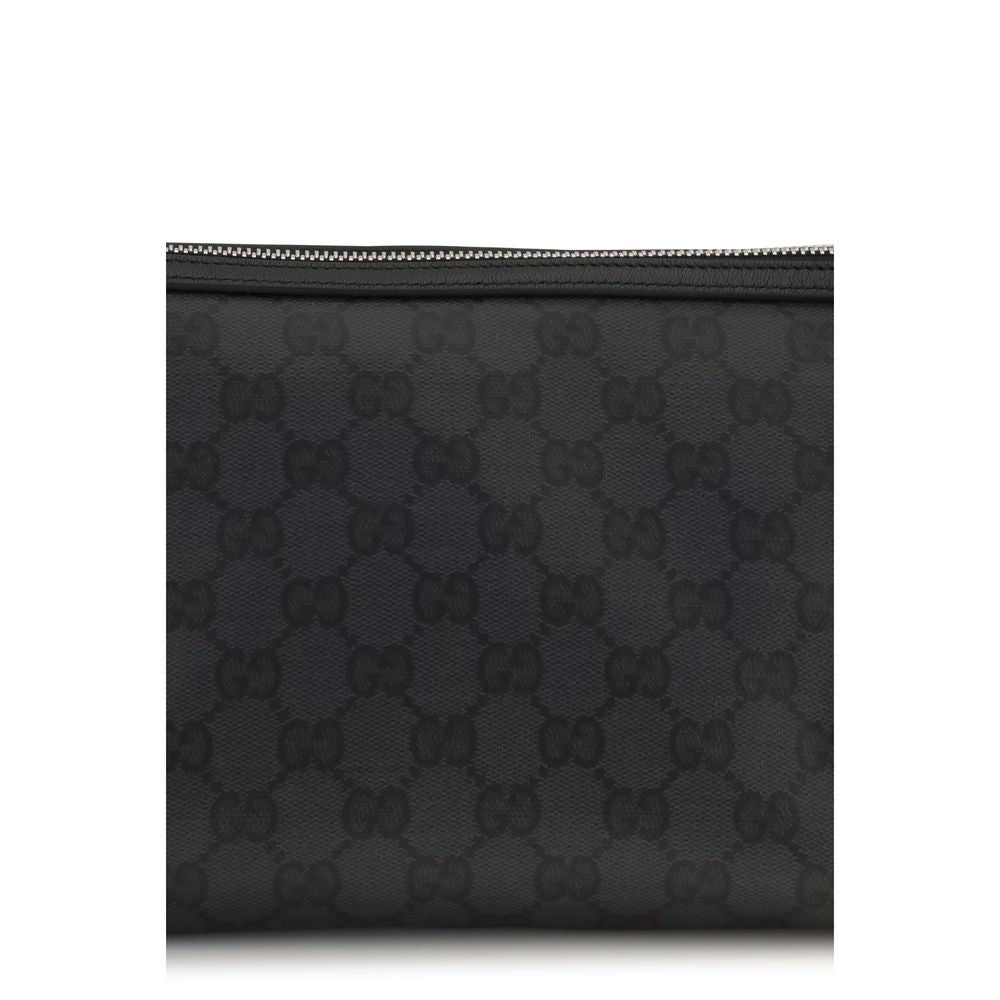 Gucci Black Fabric Clutch Women's Bag