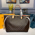 Louis Vuitton Neverfull GM Tote Bag Monogram Canvas Pivoine Pink For Women, WoHandbag, Shoulder Bags 15.7in/39cm Louis Vuitton M41180