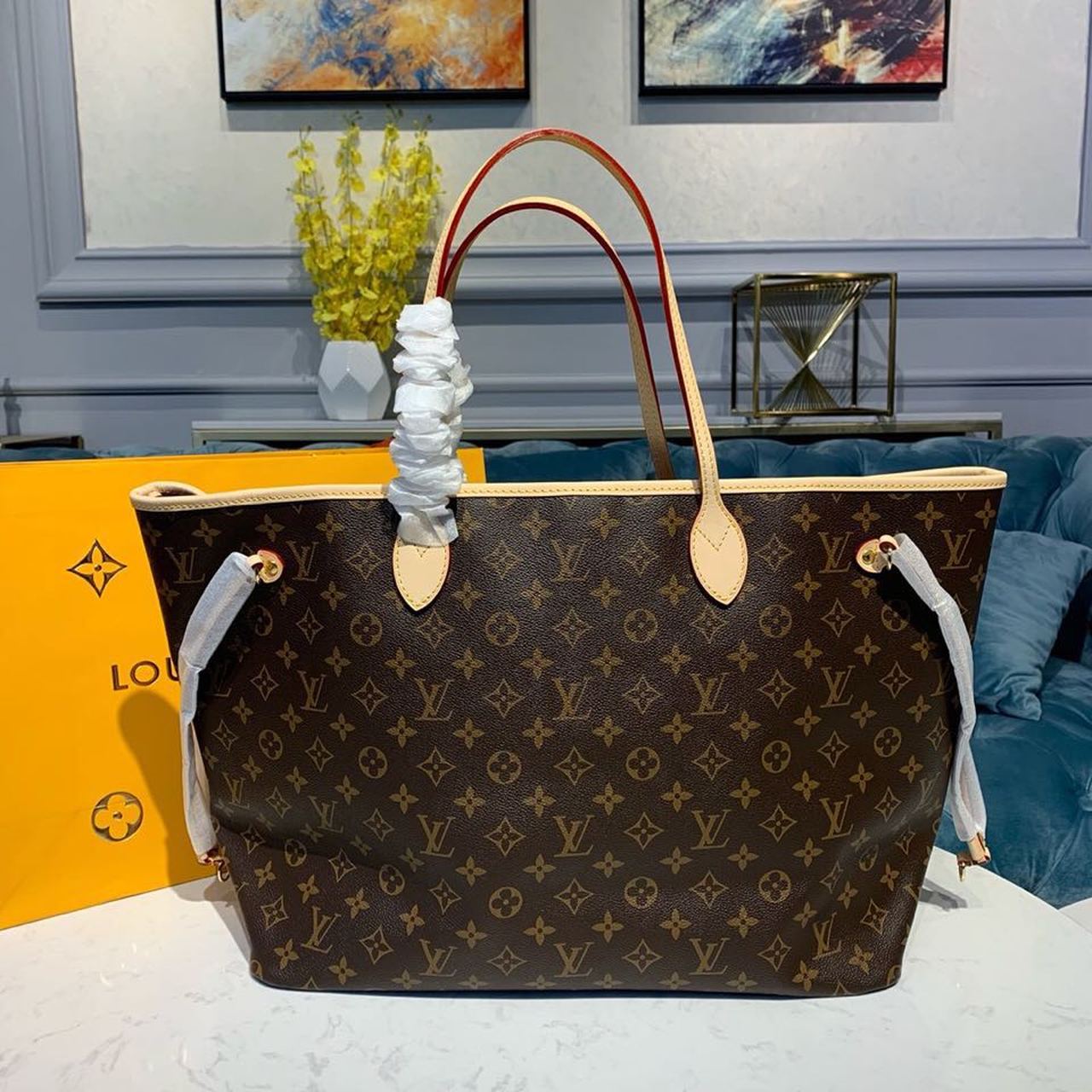 Louis Vuitton Neverfull GM Tote Bag Monogram Canvas Pivoine Pink For Women, WoHandbag, Shoulder Bags 15.7in/39cm Louis Vuitton M41180