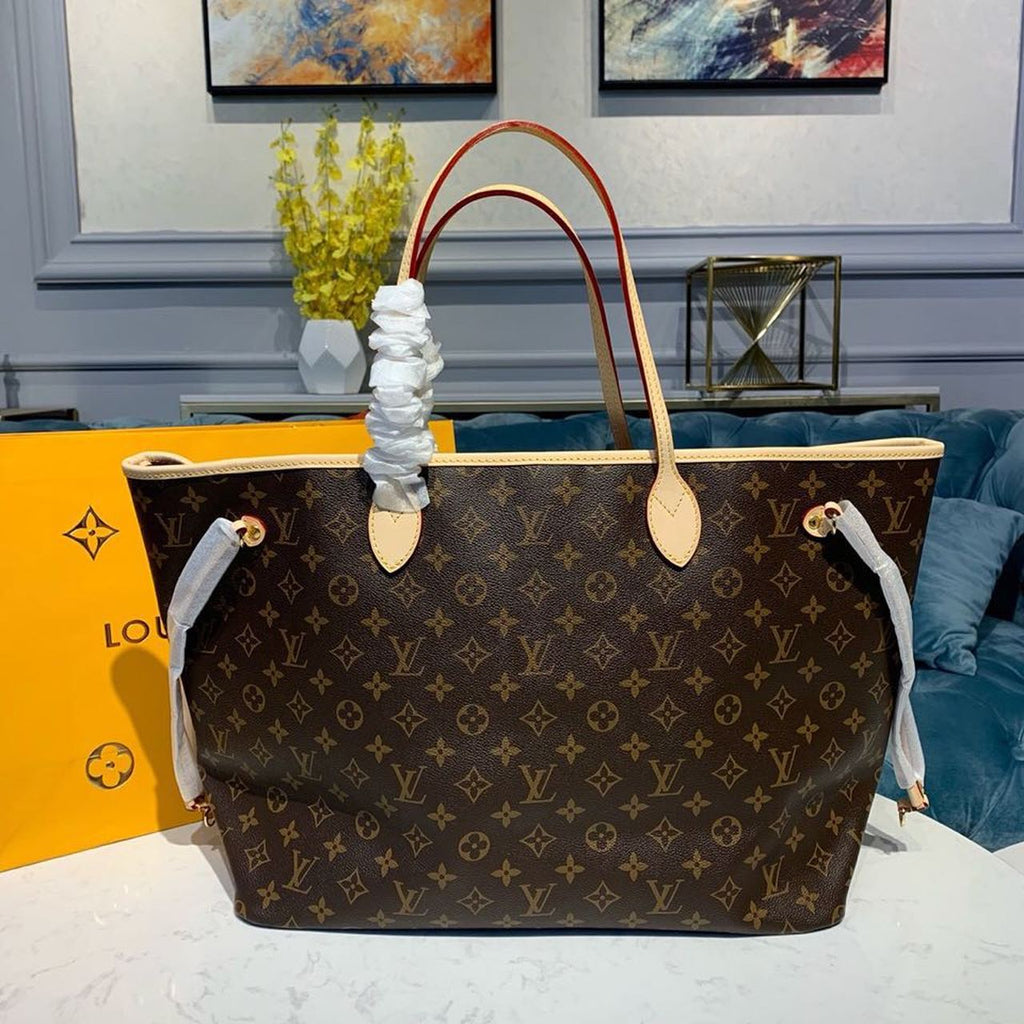 Louis Vuitton Neverfull GM Tote Bag Monogram Canvas Pivoine Pink For Women, WoHandbag, Shoulder Bags 15.7in/39cm Louis Vuitton M41180