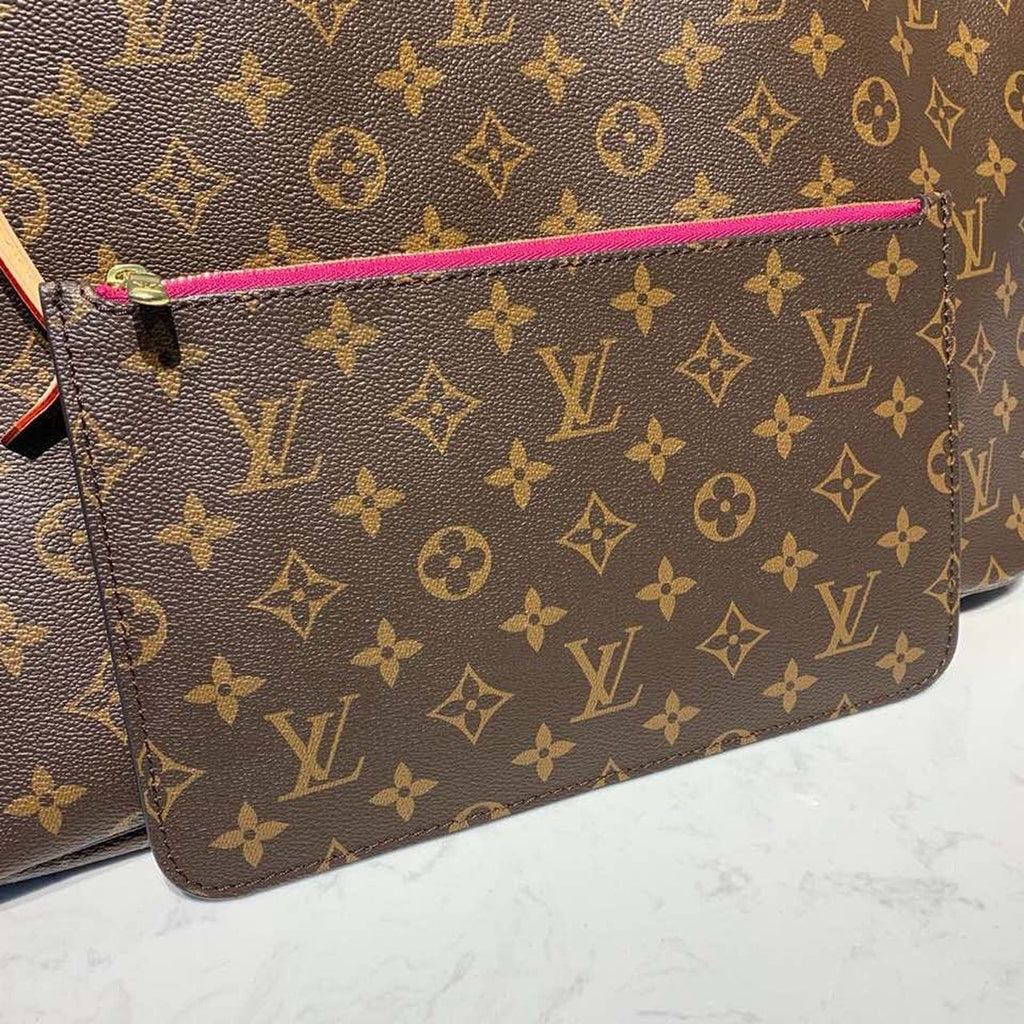 Louis Vuitton Neverfull GM Tote Bag Monogram Canvas Pivoine Pink For Women, WoHandbag, Shoulder Bags 15.7in/39cm Louis Vuitton M41180