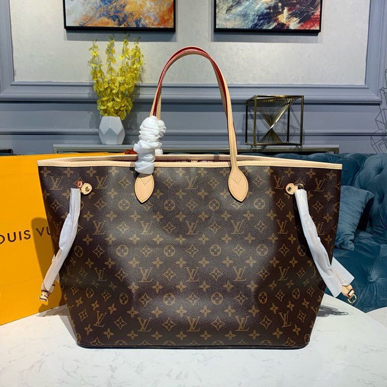 Louis Vuitton Neverfull GM Tote Bag Monogram Canvas Rose Ballerine Pink For Women, WomenÃƒÂ¢Ã¢â€šÂ¬Ã¢â€žÂ¢s Handbags, Shoulder Bags 15.7in/39cm Louis Vuitton