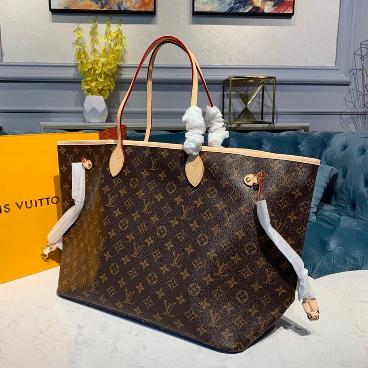 Louis Vuitton Neverfull GM Tote Bag Monogram Canvas Rose Ballerine Pink For Women, WomenÃƒÂ¢Ã¢â€šÂ¬Ã¢â€žÂ¢s Handbags, Shoulder Bags 15.7in/39cm Louis Vuitton