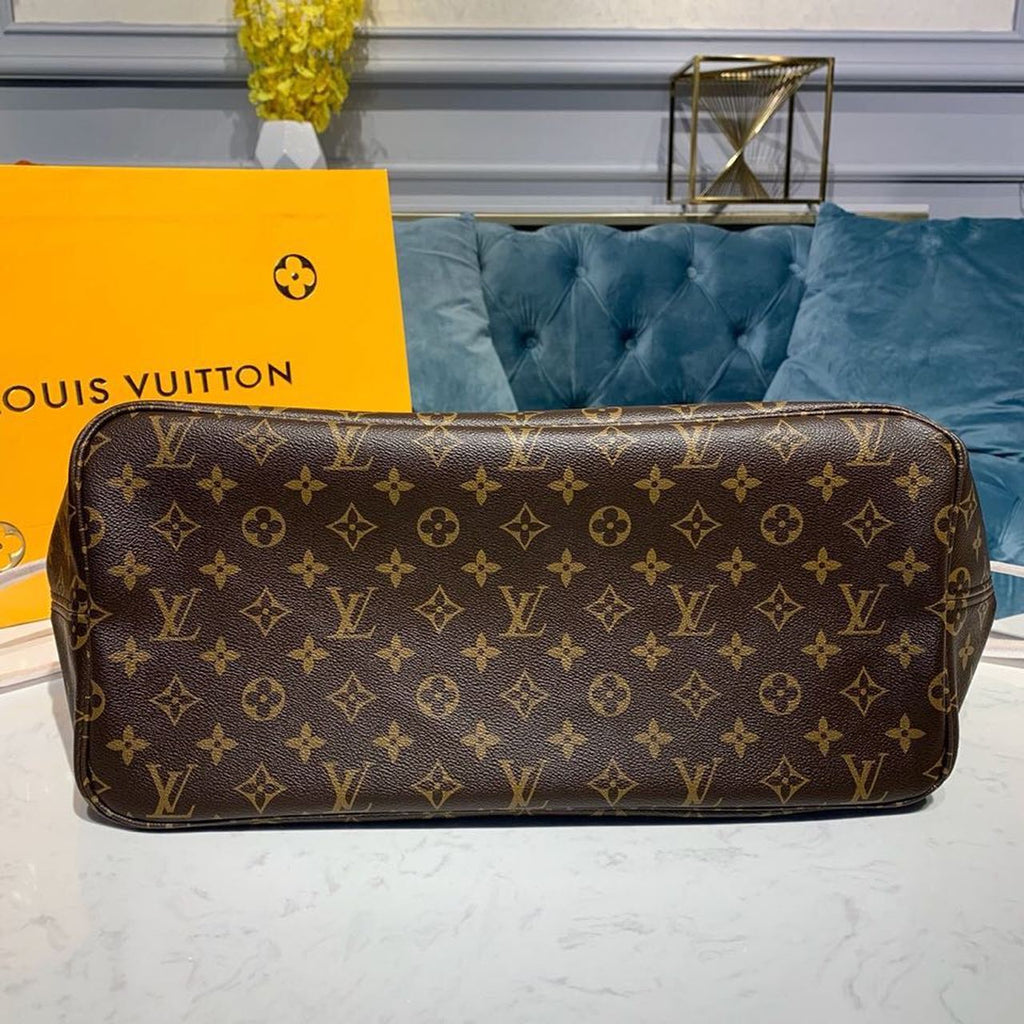 Louis Vuitton Neverfull GM Tote Bag Monogram Canvas Red For Women, Women’s Handbags, Shoulder Bags 15.7in/40cm Louis Vuitton M41181
