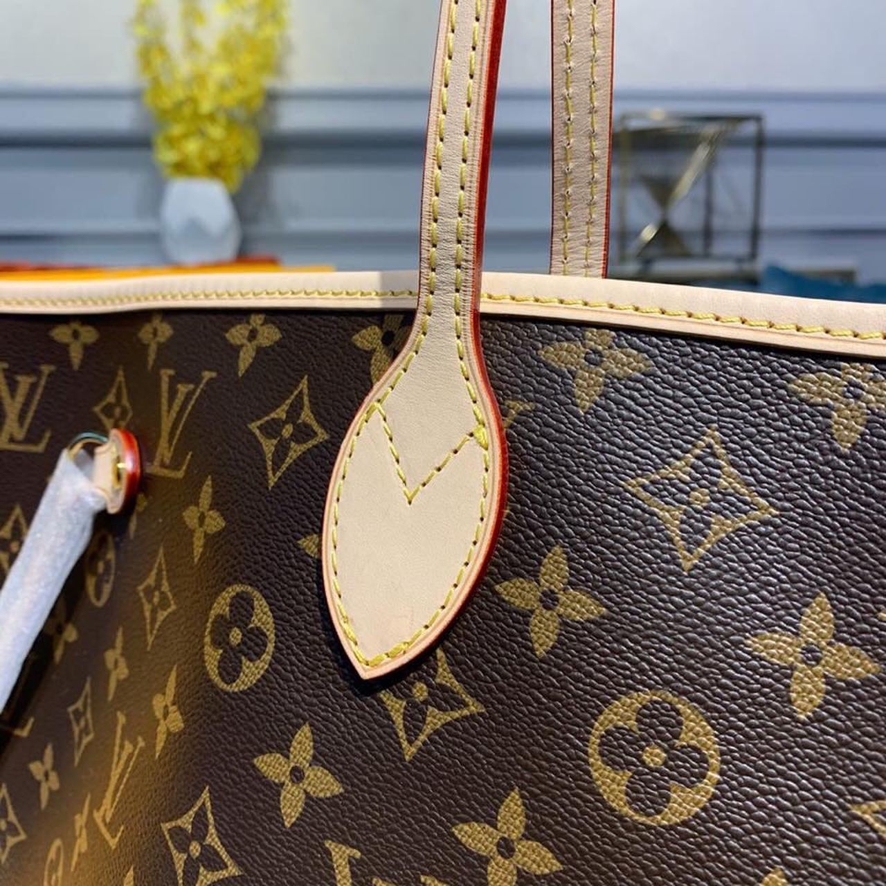 Louis Vuitton Neverfull GM Tote Bag Monogram Canvas Red For Women, WomenÃƒÂ¢Ã¢â€šÂ¬Ã¢â€žÂ¢s Handbags, Shoulder Bags 15.7in/40cm Louis Vuitton M41181