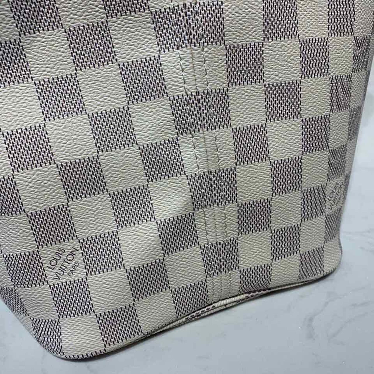 Louis Vuitton Neverfull MM Tote Bag Damier Azur Canvas Rose Ballerine Pink For Women, WoBags, Shoulder Bags 12.2in/31cm Louis Vuitton N41605