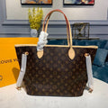 Louis Vuitton Neverfull MM Tote Bag Monogram Canvas Rose Ballerine Pink For Women,  Shoulder Bags 12.6in/32cm Louis Vuitton M41178