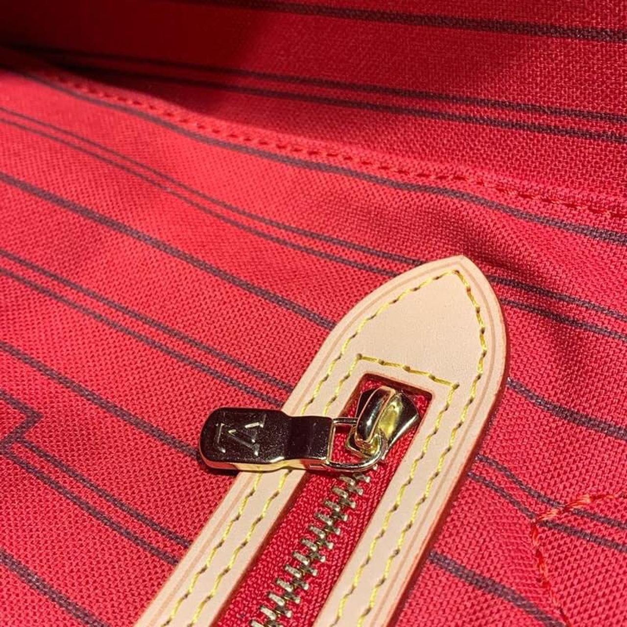 Louis Vuitton Neverfull MM Tote Bag Monogram Canvas Cerise Red For Women,  Shoulder Bags 12.2in/31cm Louis Vuitton M41177