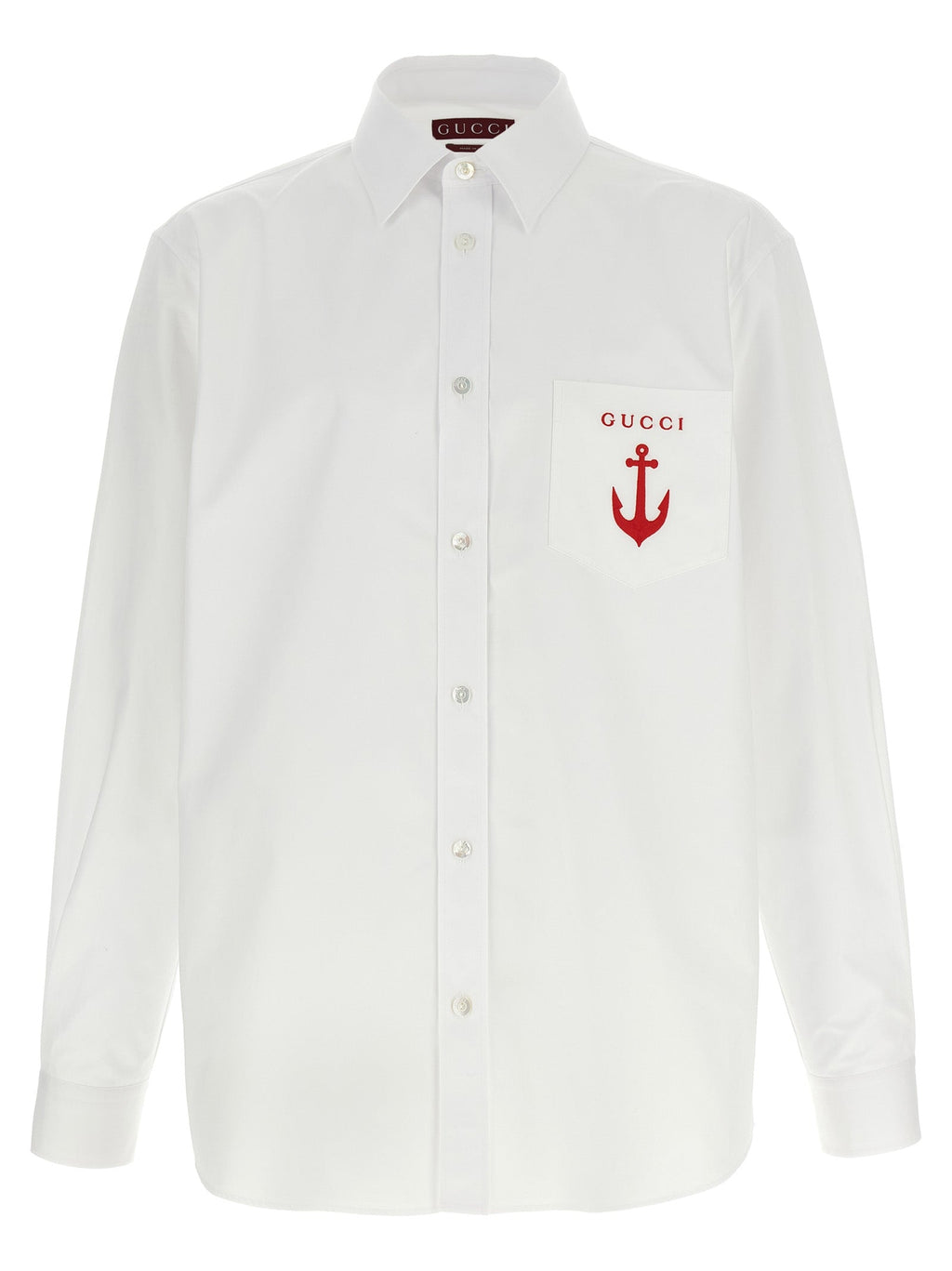 Gucci White Cotton Men's Blouse