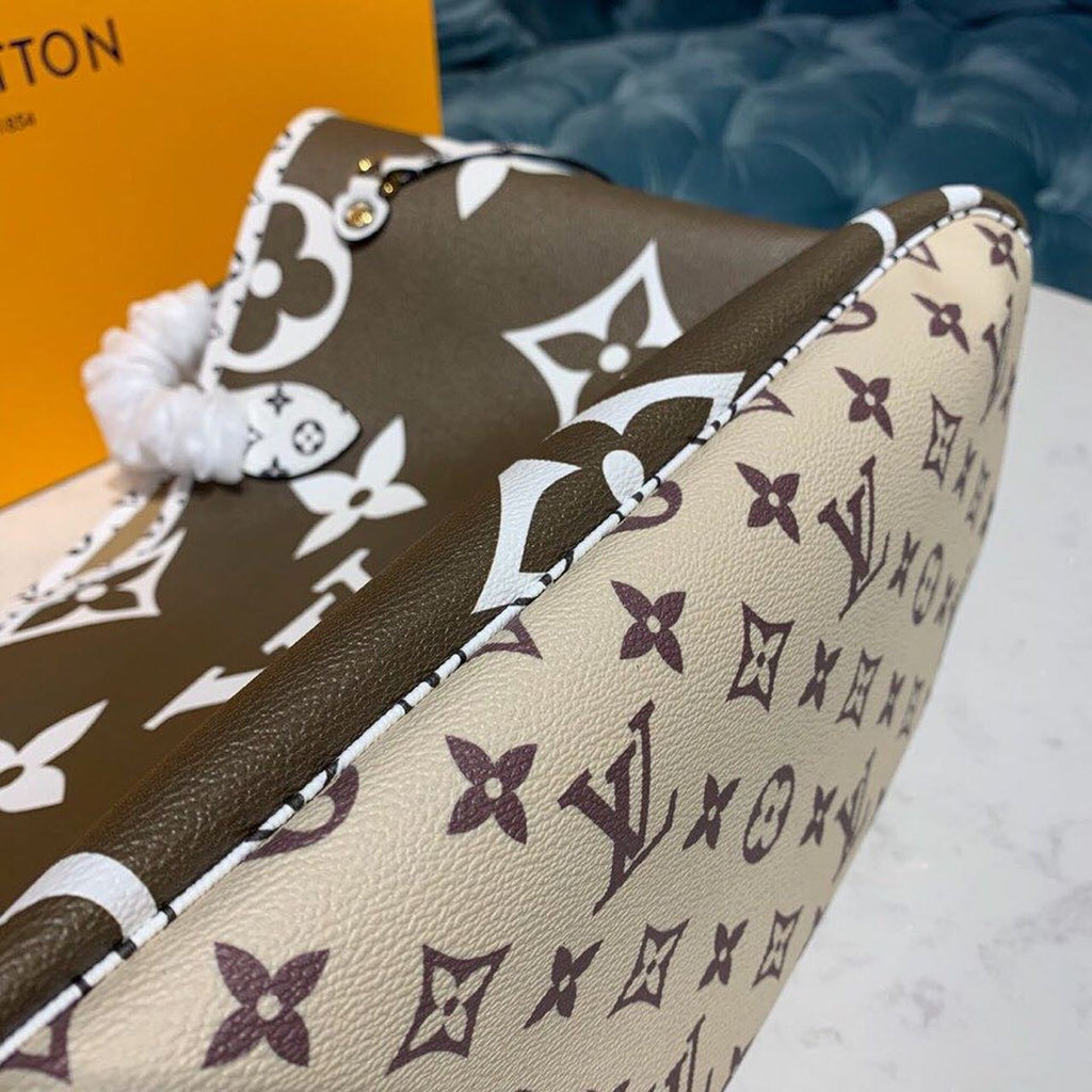Louis Vuitton Neverfull MM Tote Bag Monogram Canvas Khaki/Beige For Women,  Shoulder Bags 12.2in/31cm Louis Vuitton M44568