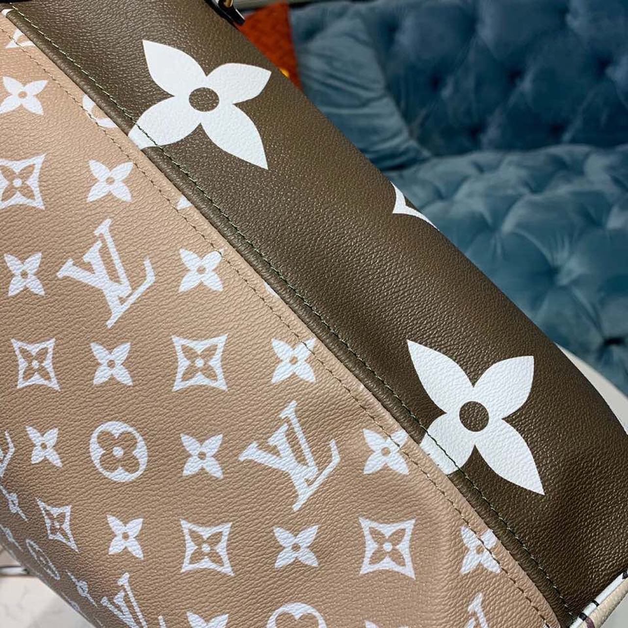 Louis Vuitton Neverfull MM Tote Bag Monogram Canvas Khaki/Beige For Women,  Shoulder Bags 12.2in/31cm Louis Vuitton M44568