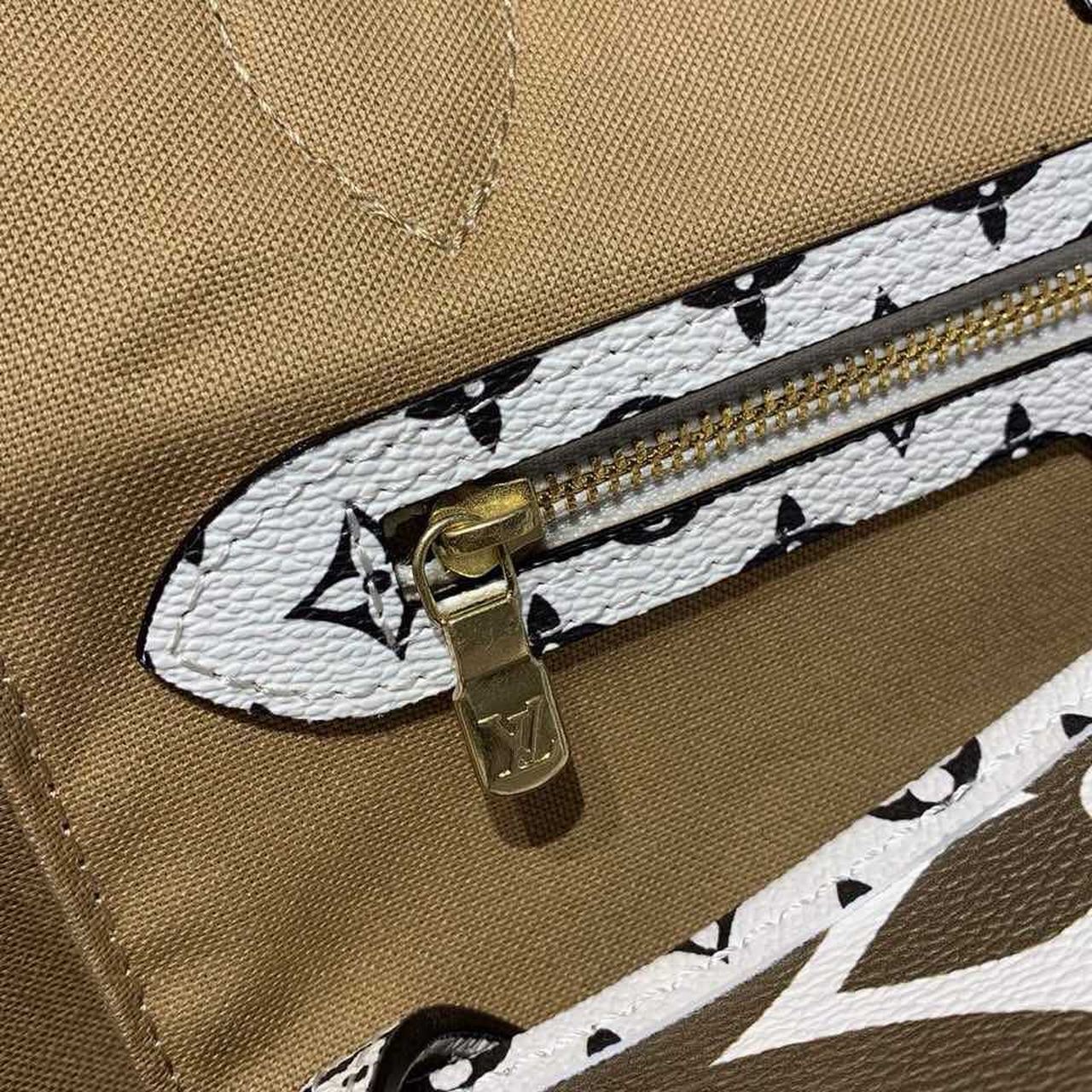 Louis Vuitton Neverfull MM Tote Bag Monogram Canvas Khaki/Beige For Women,  Shoulder Bags 12.2in/31cm Louis Vuitton M44568