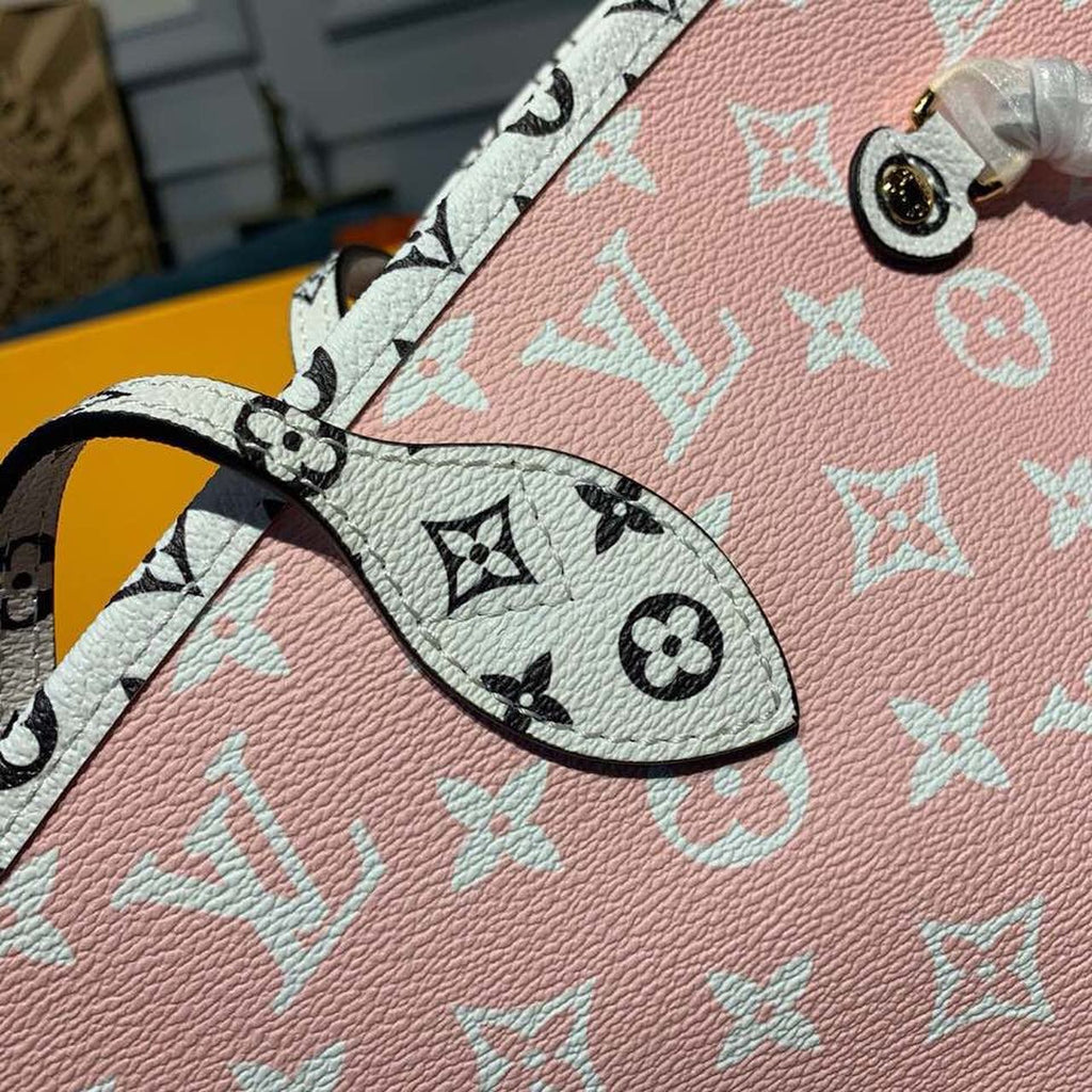 Louis Vuitton Neverfull MM Tote Bag Monogram Canvas Red/Pink For Women,  Shoulder Bags 12.2in/31cm Louis Vuitton M44567