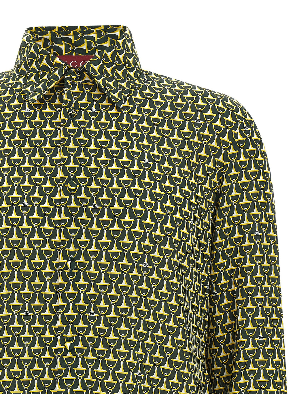 Gucci Bicolor Silk Men's Blouse