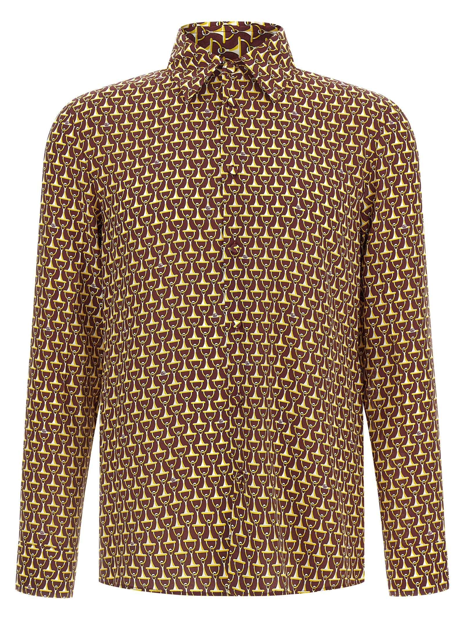 Gucci Multicolor Silk Men's Blouse