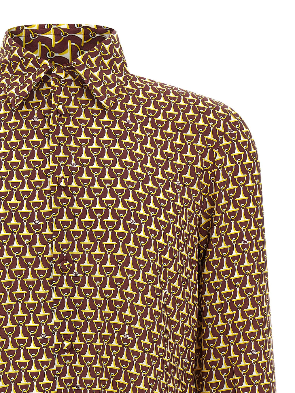 Gucci Multicolor Silk Men's Blouse