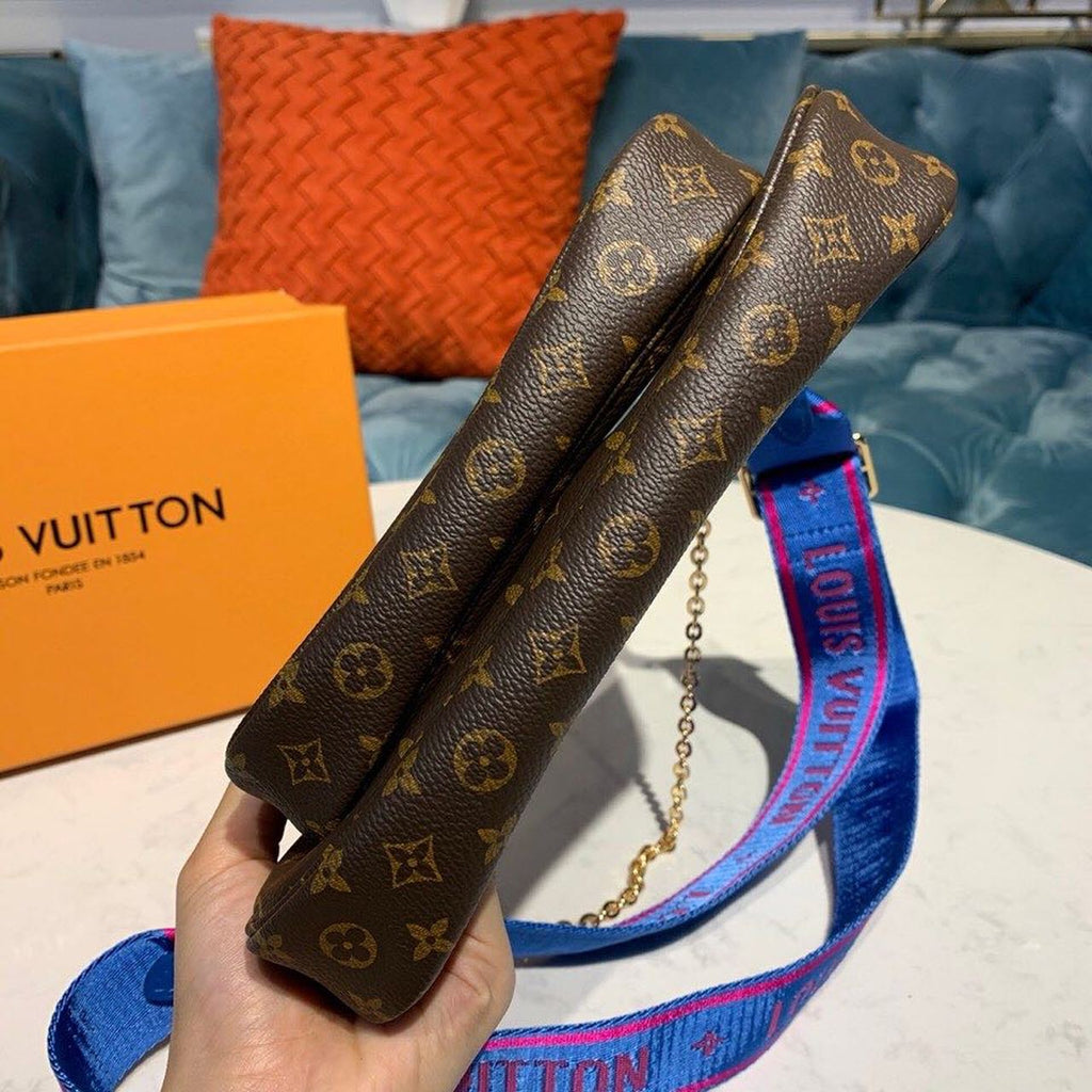 Louis Vuitton Multi Pochette Accessoires Monogram Canvas Blue For Women,  Shoulder And Crossbody Bags 9.4in/24cm Louis Vuitton