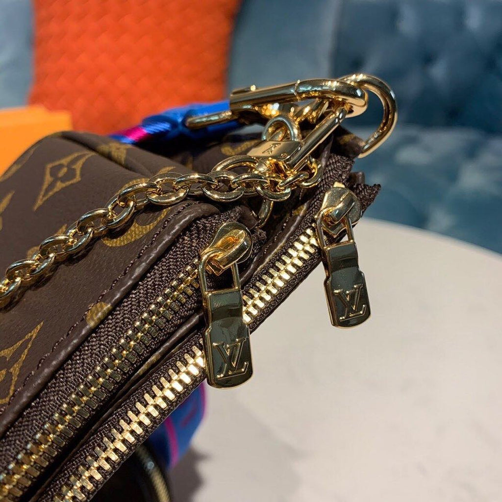 Louis Vuitton Multi Pochette AcGLAMIssoires Monogram Canvas Blue For Women,  Shoulder And Crossbody Bags 9.4in/24cm Louis Vuitton
