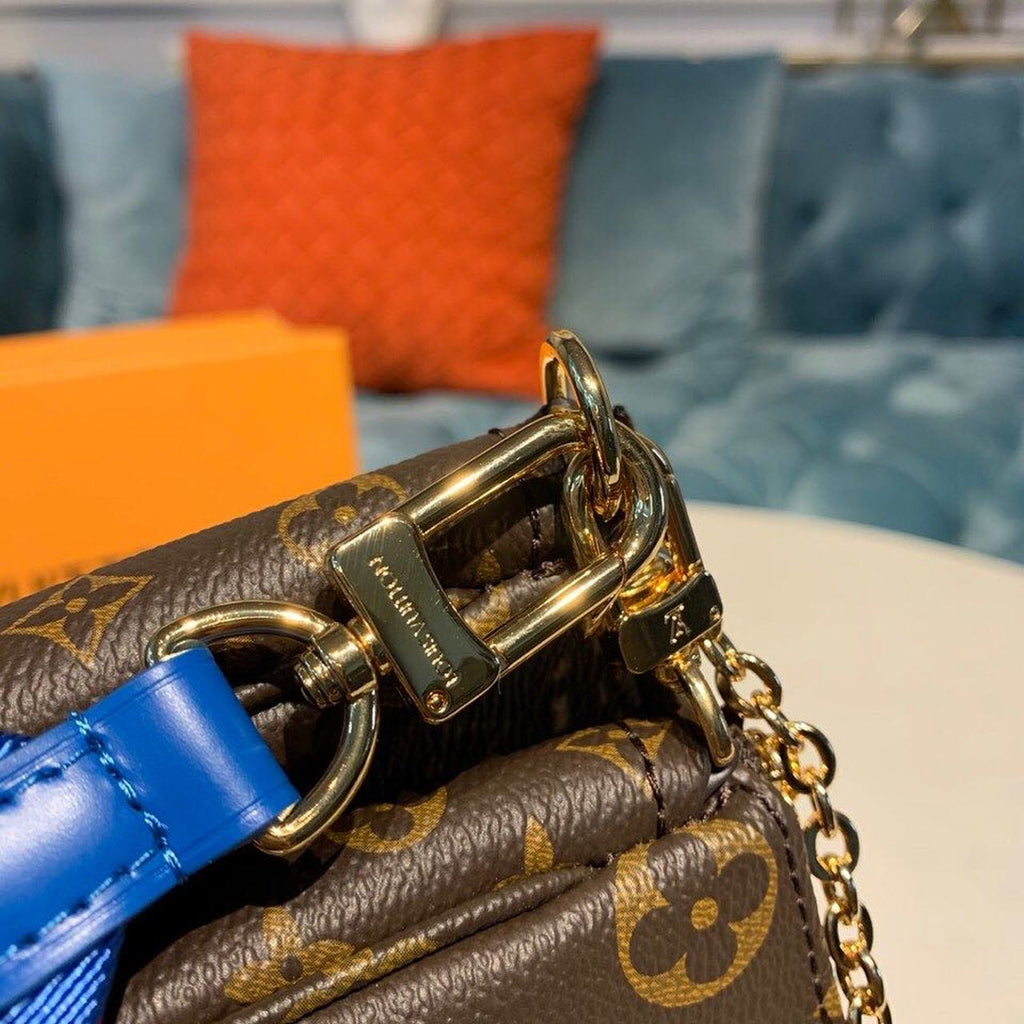 Louis Vuitton Multi Pochette Accessoires Monogram Canvas Blue For Women,  Shoulder And Crossbody Bags 9.4in/24cm Louis Vuitton