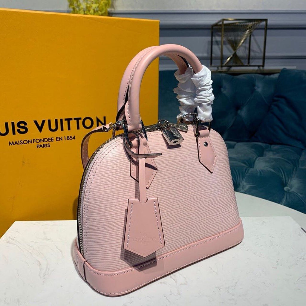 Louis Vuitton Alma BB Epi Rose Ballerine Pink For Women,  Shoulder And Crossbody Bags 9.2in/23.5cm Louis Vuitton M41327
