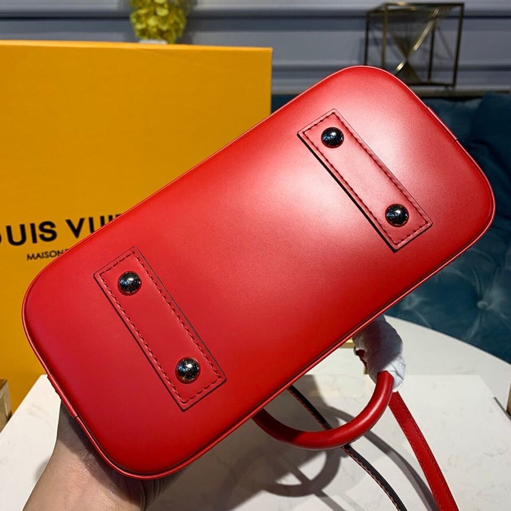Louis Vuitton Alma Epi Coquelicot Red For Women, WomenÃƒÂ¢Ã¢â€šÂ¬Ã¢â€žÂ¢s Handbags, Shoulder And Crossbody Bags 9.2in/23.5cm Louis Vuitton M41160