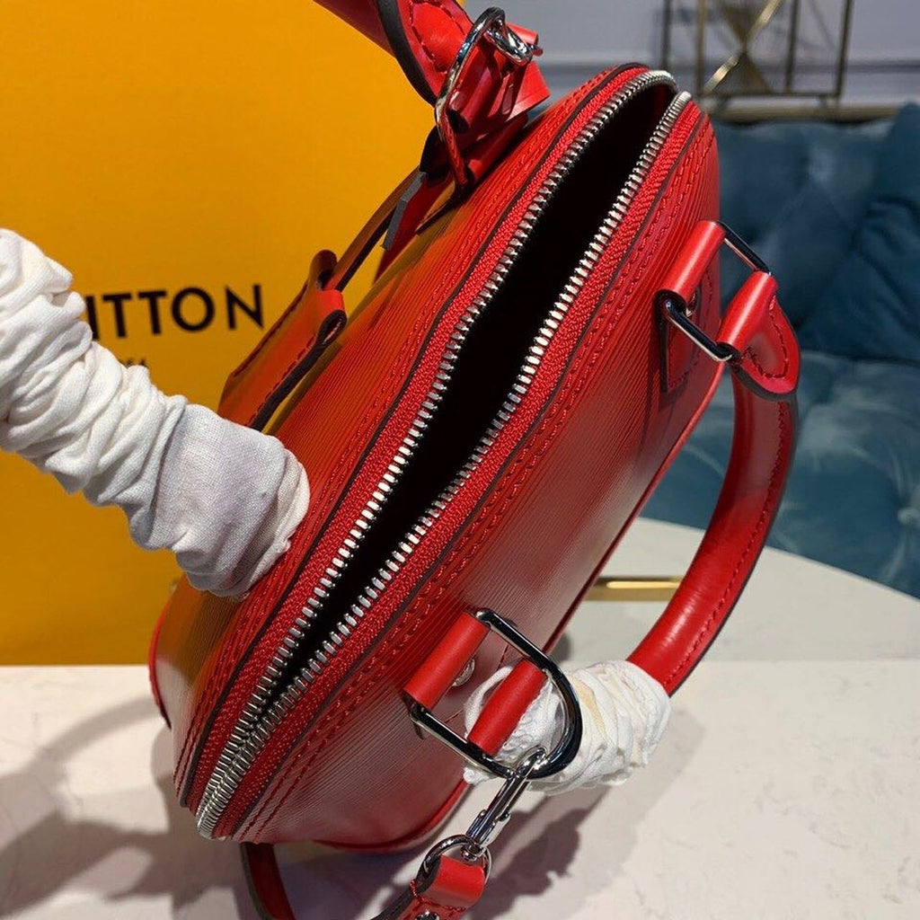Louis Vuitton Alma Epi Coquelicot Red For Women, WomenÃƒÂ¢Ã¢â€šÂ¬Ã¢â€žÂ¢s Handbags, Shoulder And Crossbody Bags 9.2in/23.5cm Louis Vuitton M41160