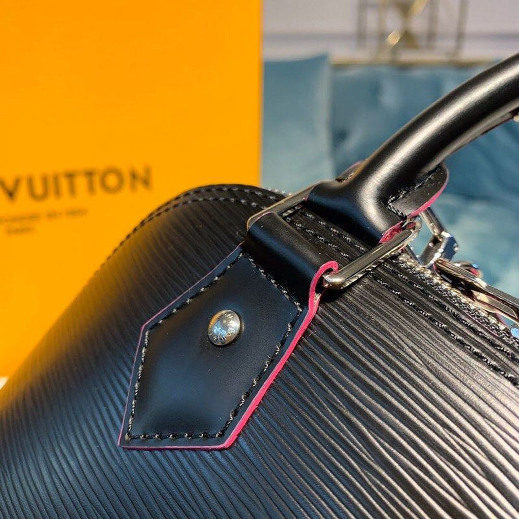 Louis Vuitton Alma BB Epi Black/Pink For Women,  Shoulder And Crossbody Bags 9.2in/23.5cm Louis Vuitton