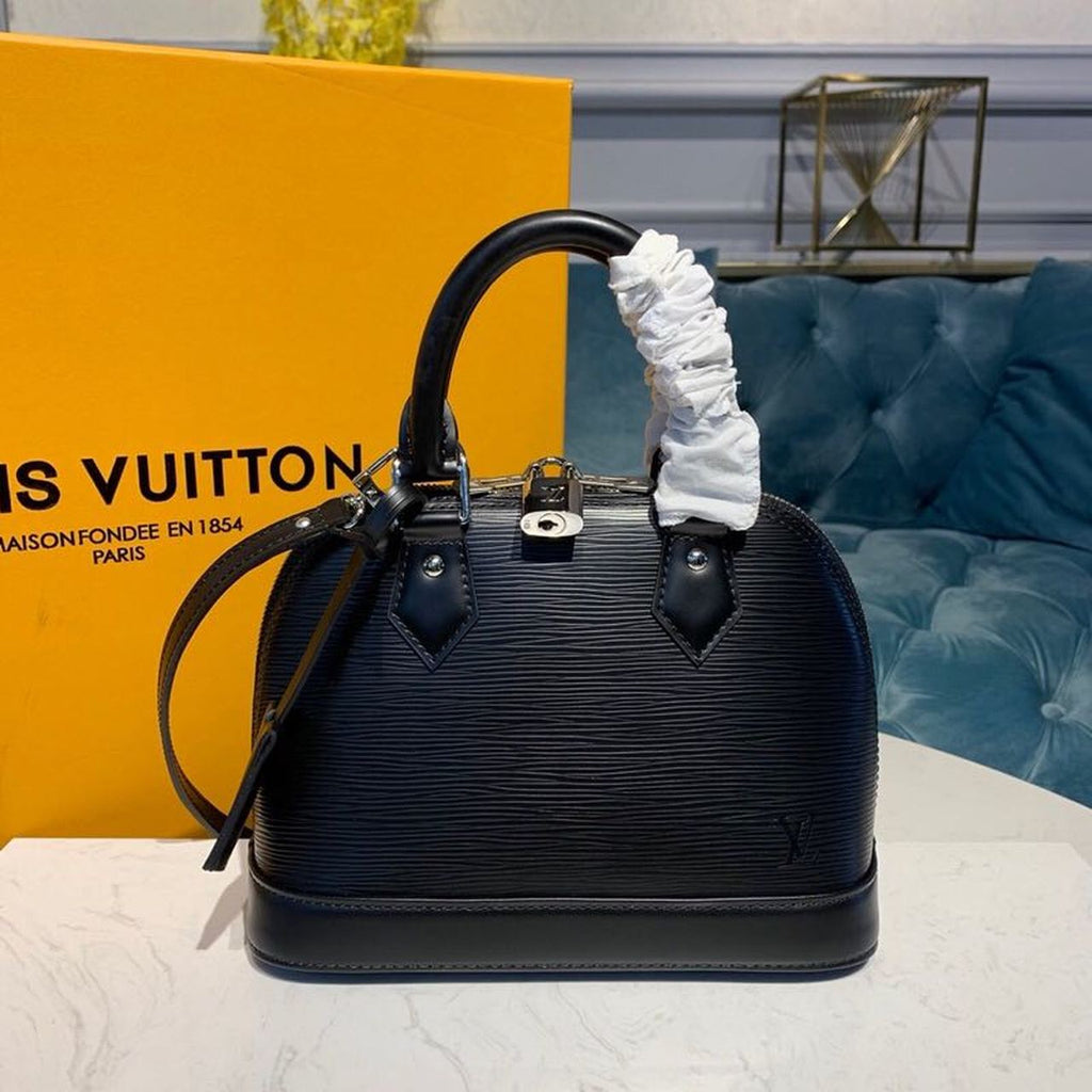 Louis Vuitton Alma BB Epi Black For Women,  Shoulder And Crossbody Bags 9.2in/23.5cm Louis Vuitton M40862