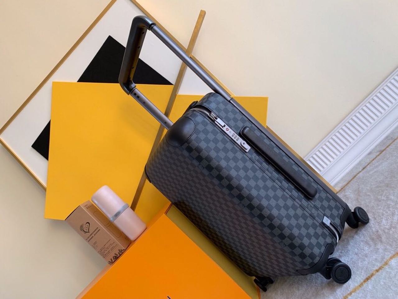 Top Quality Horizon 55 Damier Graphite Canvas For MLB, LuGucciage 21.7in/55cm Top Quality N23209