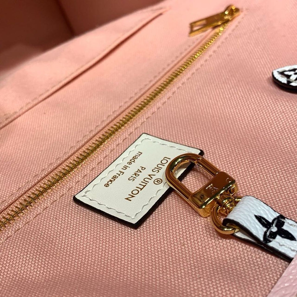 Louis Vuitton OnTheGo GM Tote Bag Monogram Giant Canvas Red/Pink/Yellow For Women,  Shoulder Bags 16.3in/41.5cm Louis Vuitton M44569