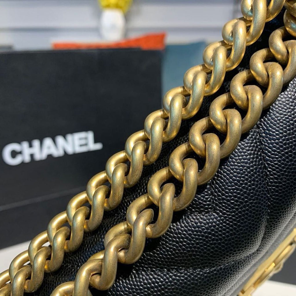ChanelMini Boy HandBag Black For Women HandBag, Shoulder And Crossbody Bags 7.8in/20cm