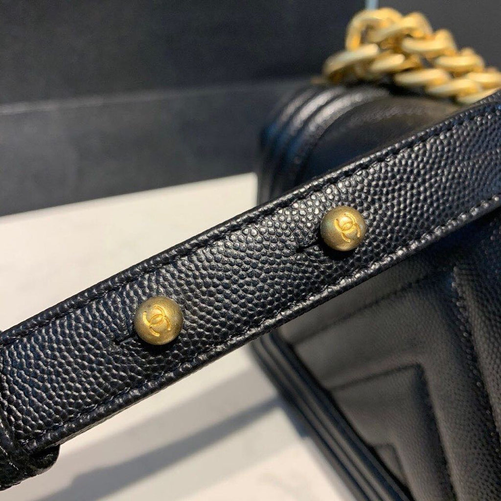 ChanelMini Boy HandBag Black For Women HandBag, Shoulder And Crossbody Bags 7.8in/20cm