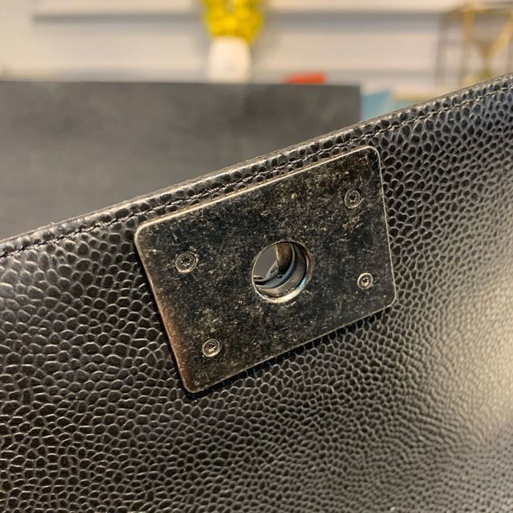ChanelSmall Boy Handbag SiLouis Vuittoner Hardware Black For Women Bags, Shoulder And Crossbody Bags 7.8in/20cm A67085