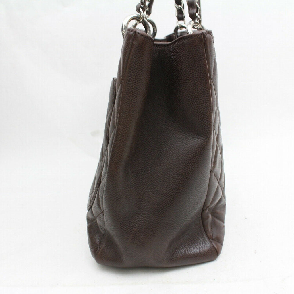 Brand Inspired C*C Shoulder Bag Chain Tote Brown Leather (SHC7-10662)