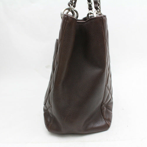 Brand Inspired C*C Shoulder Bag Chain Tote Brown Leather (SHC7-10662)