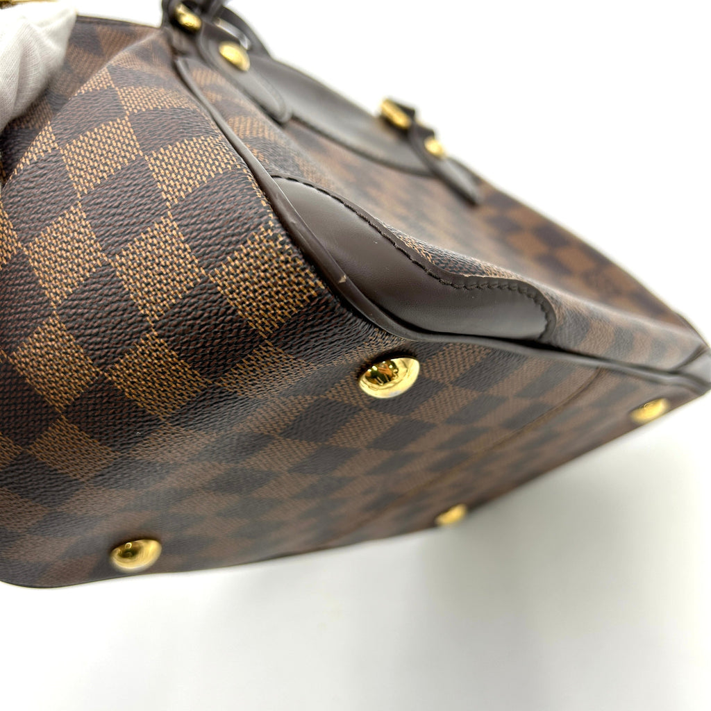 Louis Vuitton Verona PM Shoulder Bag Damie Ebene Leather Brown LA9890