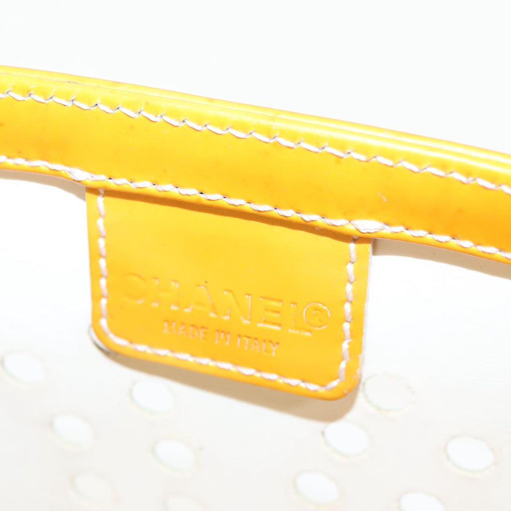 Chanel Yellow Patent Leather Handbag