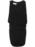 Saint Laurent Women's Sleeveless Draped Minidress