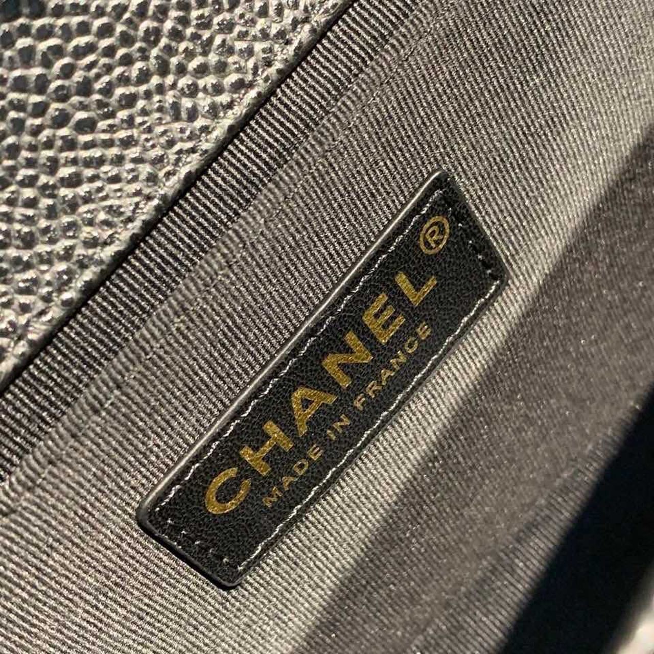 Chanel Boy Handbag Gold Toned Hardware Black For Women Bags, Shoulder And Crossbody Bags 9.8in/25cm A67086