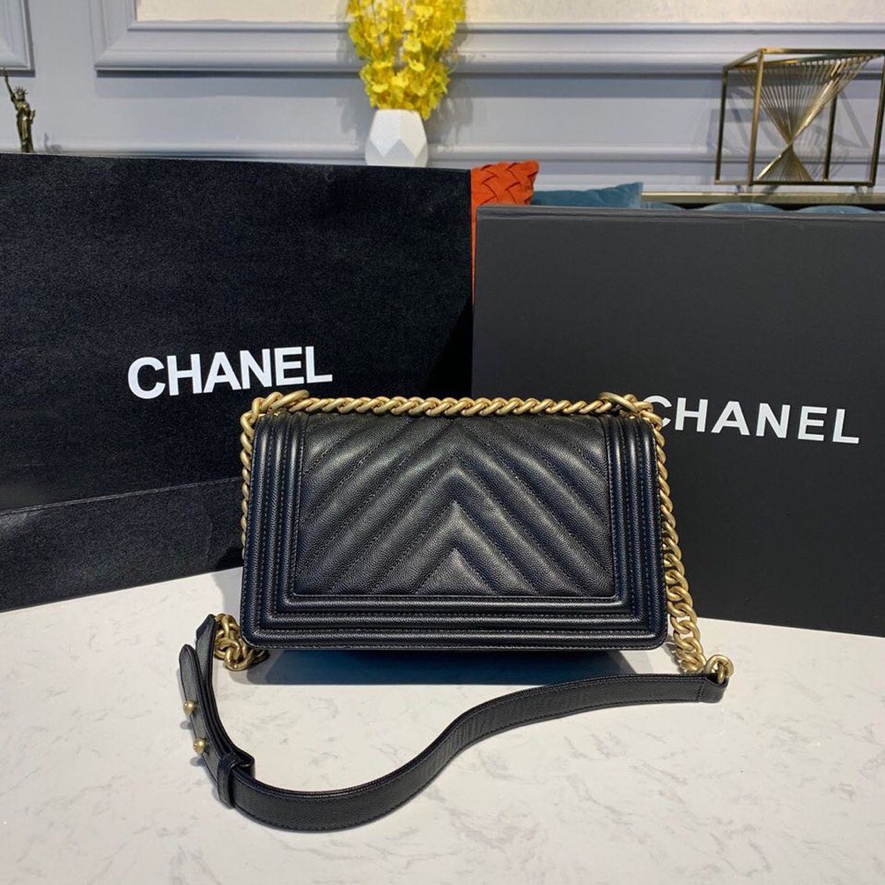 Chanel Boy HandBag Black For Women Bags, Shoulder And Crossbody Bags 9.8in/25cm A67086