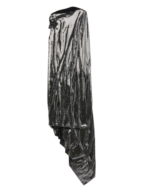 Balenciaga Women's Metallic Effect Midi Dress
