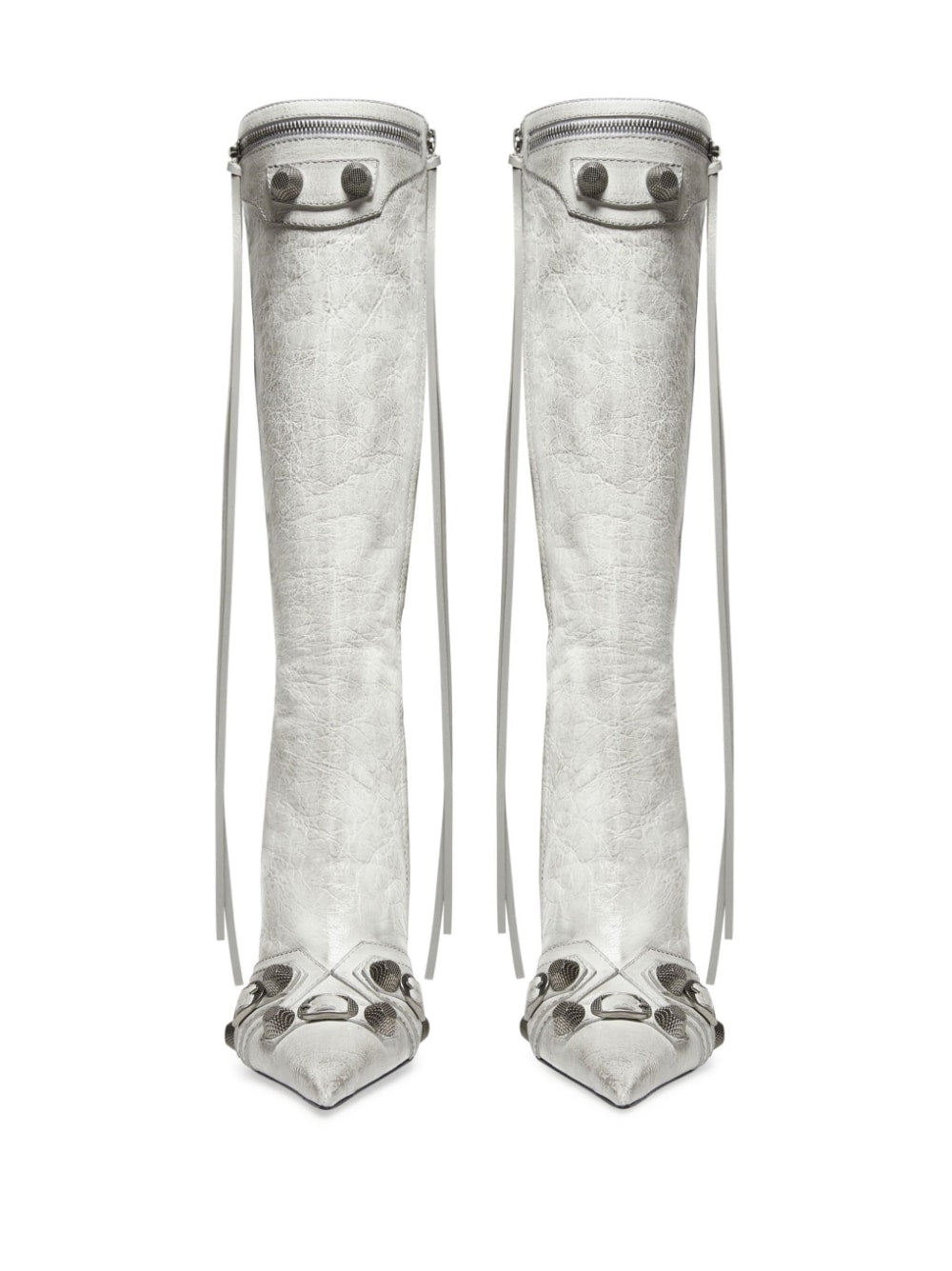 Balenciaga Women's Cagole Leather Boots