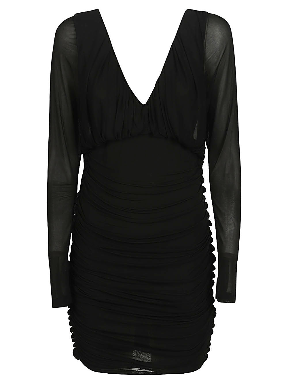 Saint Laurent Women's Short Dress With V-Neck