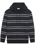 Saint Laurent Men's Striped Cotton Hoodie